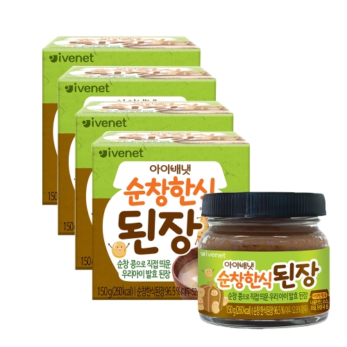 아이배냇 베베 순창한식 된장 150g (4개)_이미지