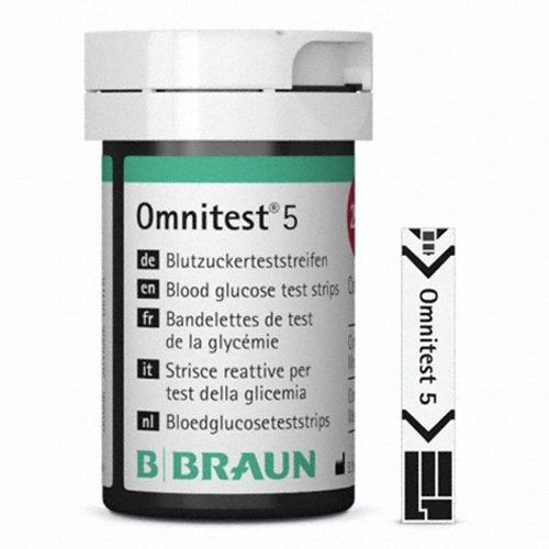 비브라운 옴니테스트5 혈당시험지