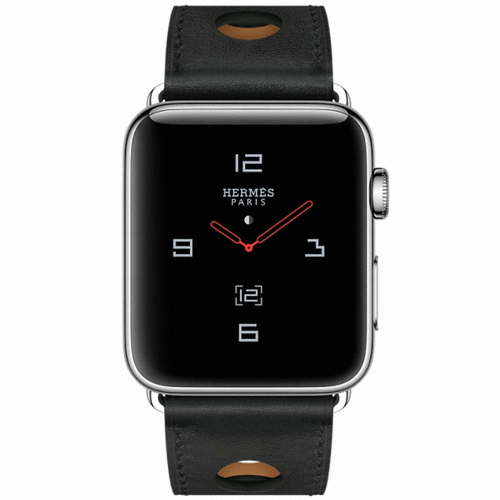 APPLE 워치 시리즈3 에르메스 42mm Cellular 스테인리스 스틸 (느와르 갈라 싱글투어)_이미지