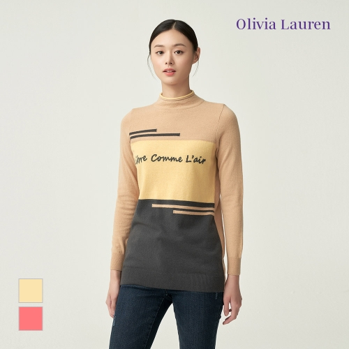 올리비아로렌 레터링 인타샤 풀오버_VOCBLXWB161_이미지