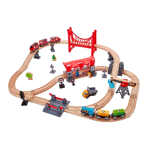  레드 브릿지 기차 세트