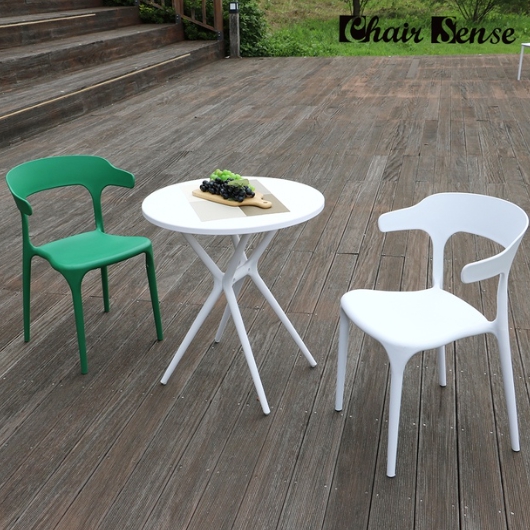 체어센스  퍼센트 야외 테이블 650 (프로그의자2개)