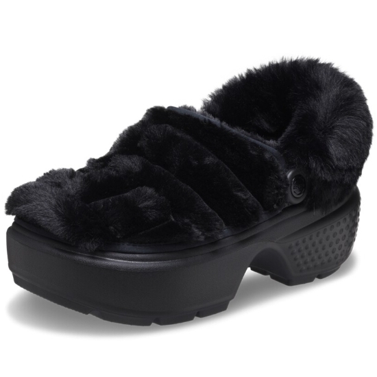 크록스 스톰프 라인드 퀄트 클로그 208938-001_이미지