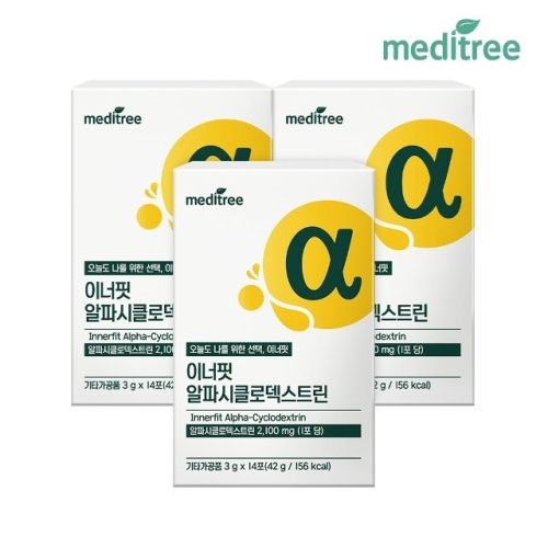 메디트리 이너핏 알파시클로덱스트린 14포 (3개)_이미지