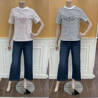 BCBG M 스트라이프 TS B5M3X401 S47587432