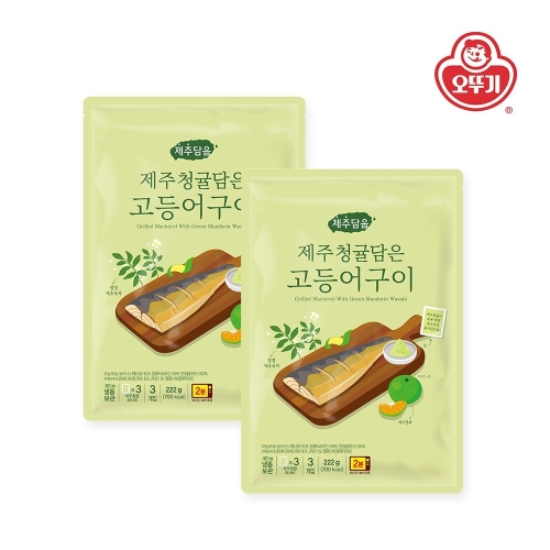 제주담음 제주청귤담은 고등어구이 222g