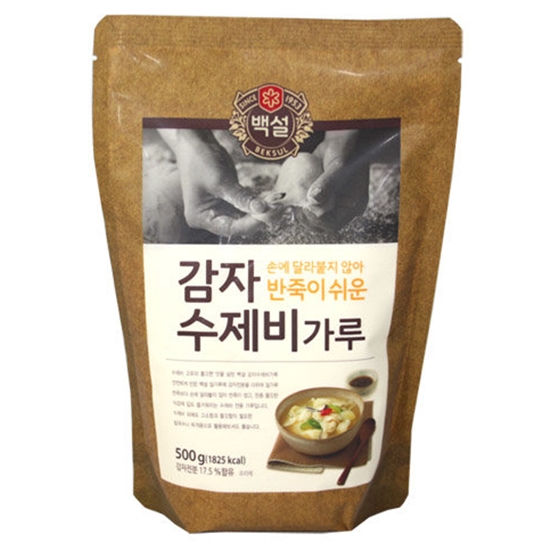 백설 감자 수제비가루 500g이미지입니다. 누르면 해당 게시물로 새창이동합니다.