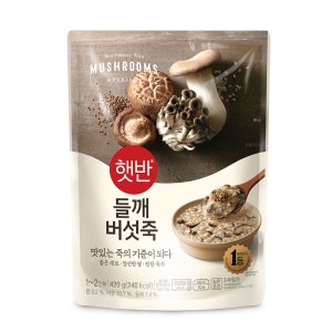 CJ제일제당 햇반 들깨버섯죽 420g (1개)_이미지