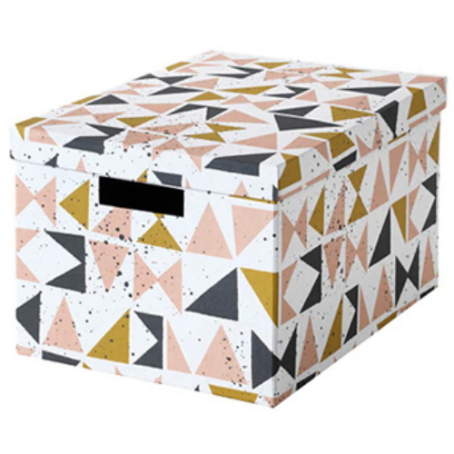 이케아 TJENA 수납함 + 뚜껑 (중형)_이미지