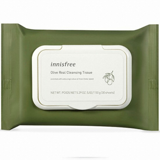 아모레퍼시픽 이니스프리 올리브 리얼 클렌징티슈 30매 (3개)