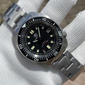 [불명] SD1977 STEELDIVE 브랜드 2021 새로운 도착 42MM 슬림 거북이 남자 NH35 다이브 시계 세라믹 베젤_이미지