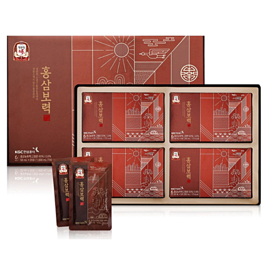 한국인삼공사 정관장 홍삼보력 50ml 20포 (2개)