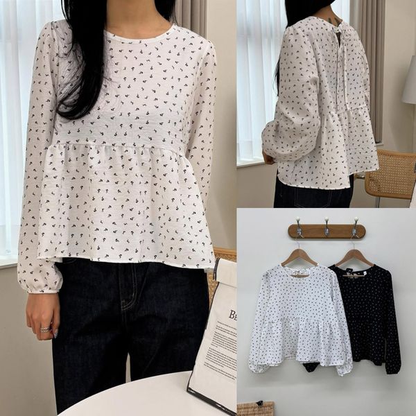 아이우먼 위쉬몰 YP 미니꽃프릴블라우스 X485H603 빅사이즈