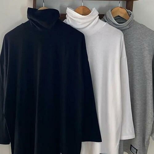 기모 터틀넥 스판 폴라티 401Q443S