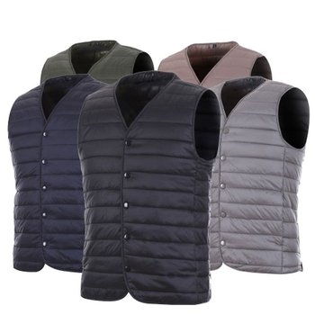 웰론 경량패딩조끼 이너용 베스트 브이넥_20528547_667501