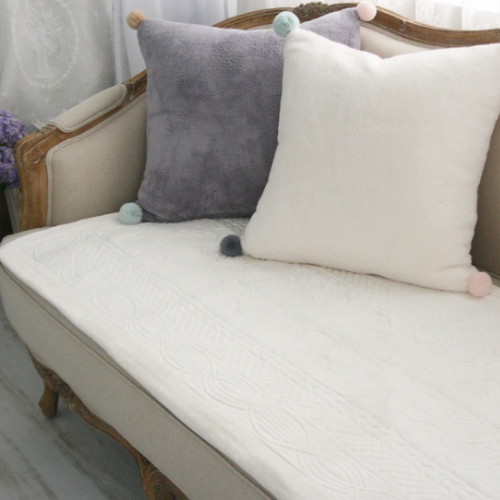 심플무드 퀼팅 극세사 소파패드 4인용