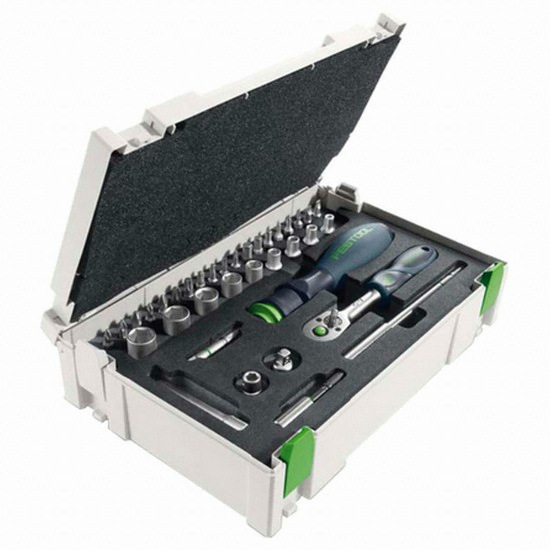 페스툴 1/4인치 라쳇 세트 CE RA-Set 36 (36pcs)_이미지