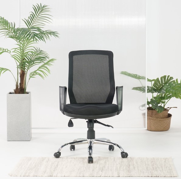 로쏘 플루어 사무용 매쉬의자 스틸형