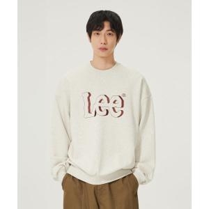 비케이브 리(LEE) 그림자 자수 로고 맨투맨 오트밀 LE2403CR04OT 249646