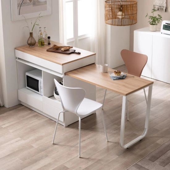 카모메 렌지대 확장형 아일랜드식탁 1000