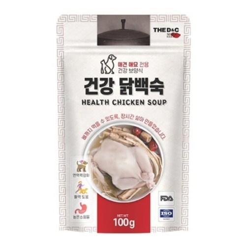 한국사료 더독 건강 닭백숙 100g (1개)