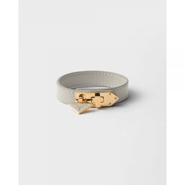 프라다 A/S 사피아노 가죽 팔찌 1IB572 053 F0K74 직진