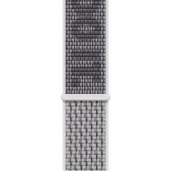 APPLE 워치 나이키 스포츠 루프 (서밋 화이트/블랙) (42mm/44mm/45mm)_이미지
