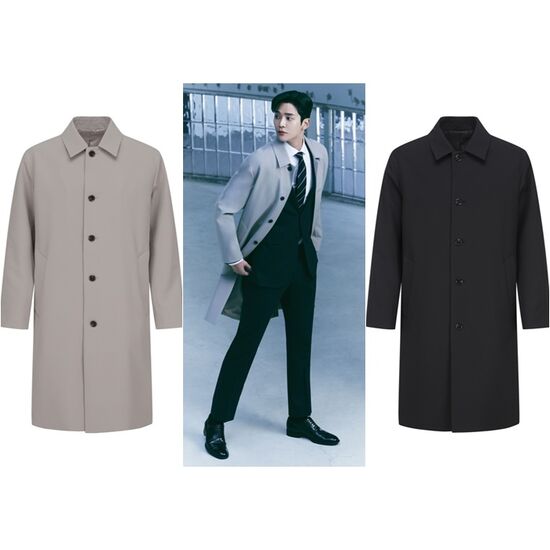 앤드지 세미오버핏 트렌치코트 BZC1CG1101_이미지