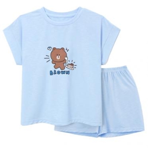 티엘 키즈 키즈 프리미에팜 라인프렌즈 아동용 우니 냉감 5부 상하세트 BL_0E1SU61687 576571_5006273739_이미지