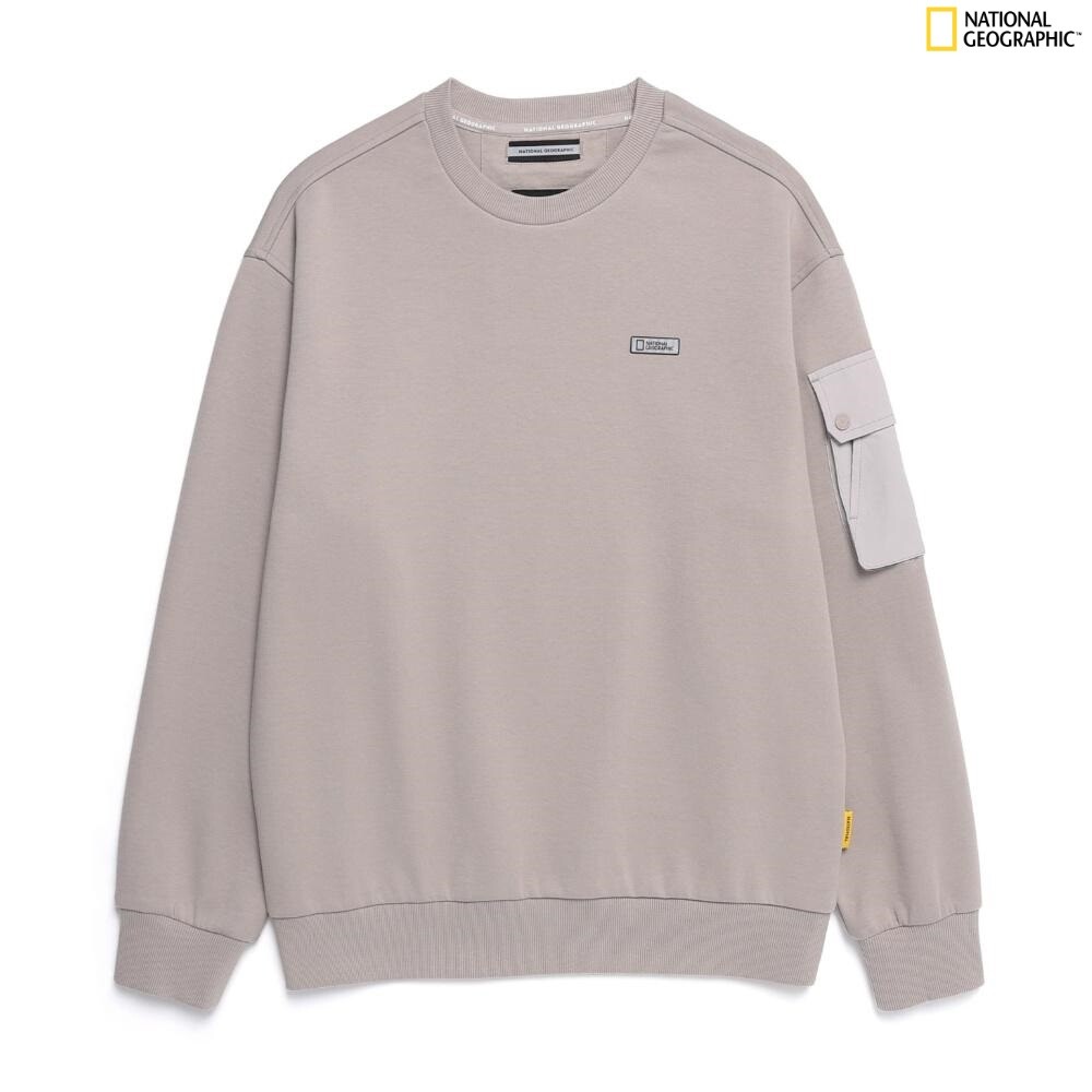 내셔널지오그래픽 NRN 소매포켓 세미오버핏 맨투맨 N251USW100이미지입니다. 누르면 해당 게시물로 새창이동합니다.