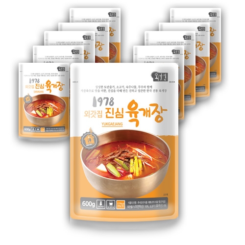 팔도식품 외갓집 진심 육개장 600g (10개)_이미지