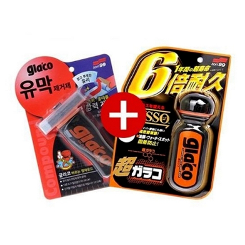 소프트99 글라코 유막제거제 G-47 플러스 + 발수코팅제 G19
