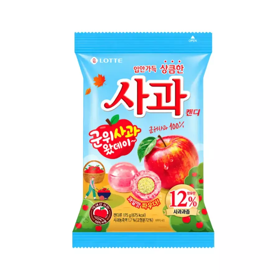 사과 캔디 175g