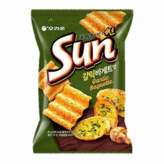 오리온 태양의 맛! 썬 갈릭바게트맛 64g (20개)