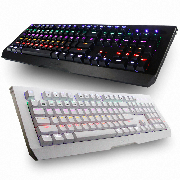 앱코 HACKER K610 게이밍 기계식 (블랙, 청축)