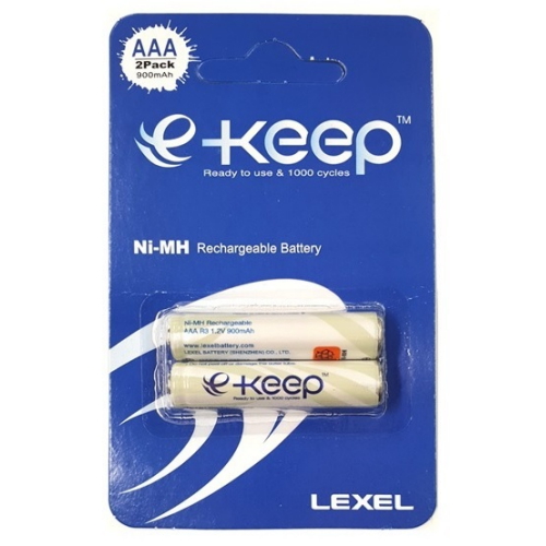 렉셀 e-keep 니켈수소 AAA 900mAh (2개)_이미지