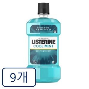 존슨앤존슨 리스테린 쿨민트 750ml (9개)
