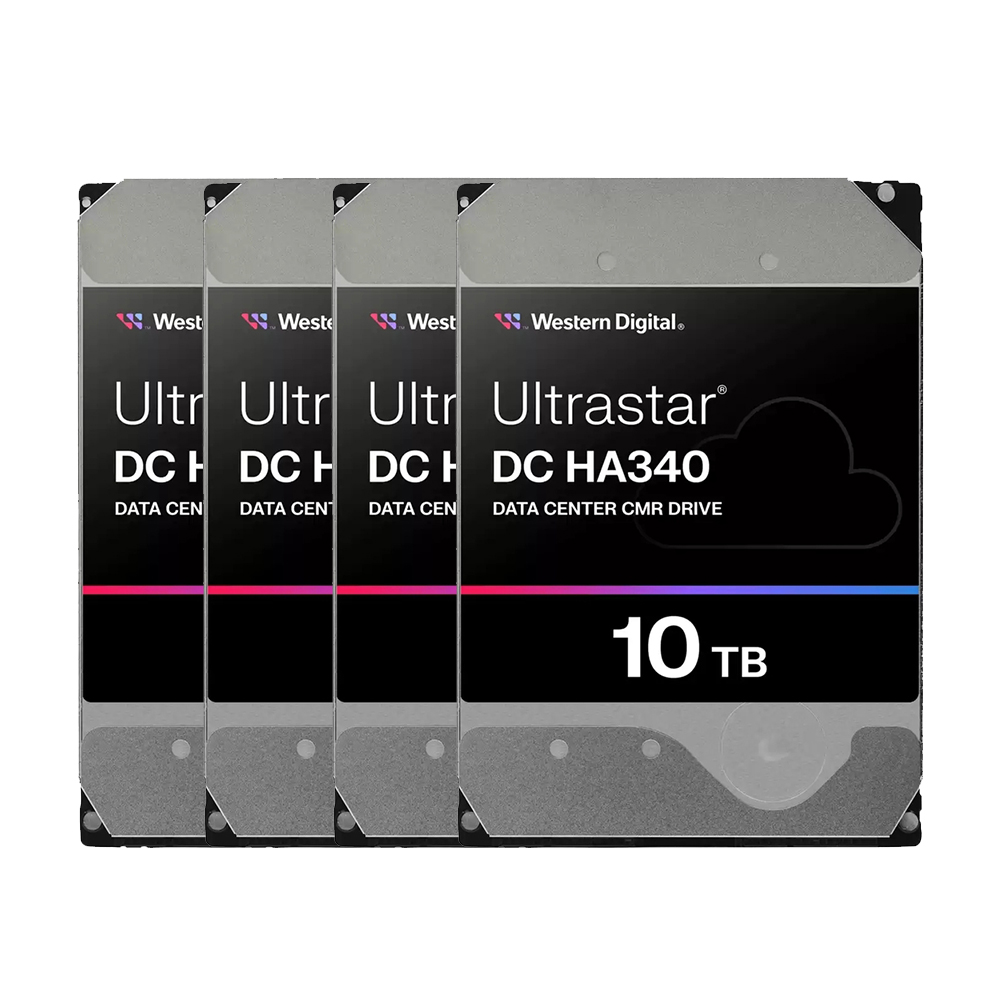 Western Digital Ultrastar DC HA340 패키지 7200/512M WUS721210BLE6L4 (4x10TB)_이미지