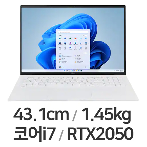 LG전자 2022 그램17(12세대) 17Z90Q-EA76K (SSD 2TB + SSD 1TB)_이미지