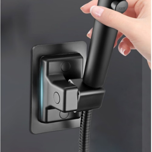 무타공 각도조절 스퀘어 샤워기 홀더 거치대