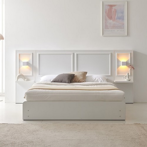  크렌시아 프린홈 웨인스 리노 서랍 침대 SS [매트별도]