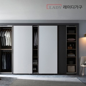 레이디가구 매튜 베이직 여닫이 붙박이장 (30cm)