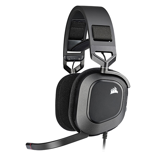 CORSAIR HS80 RGB USB 7.1채널 게이밍 헤드셋 (블랙, 해외구매)