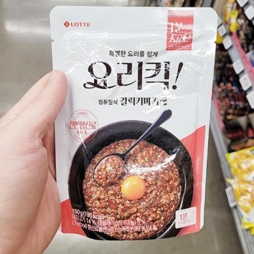 롯데푸드 쉐푸드 요리킥 갈릭키마카레 150g (15개)_이미지