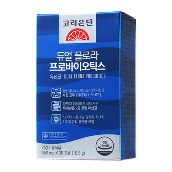 고려은단 듀얼 플로라 프로바이오틱스 30캡슐 (1개)