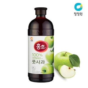청정원 홍초 풋사과 1.5L (1개)_이미지