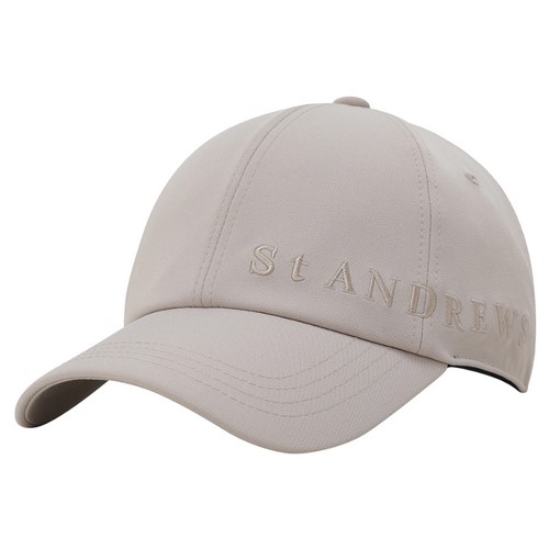세인트앤드류스 별 로고 워딩 자수 베이직 볼캡 811F1CP002_BG