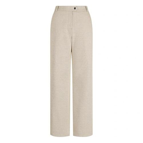 핑 코듀로이 부츠컷 패딩 팬츠 121E4PT284_BG_이미지