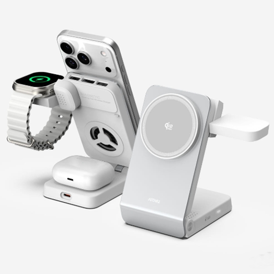 아트뮤 Qi2 25W 3in1 폴더블 맥세이프 초고속 무선충전기 QW110