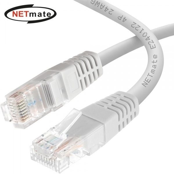 강원전자 NETmate CAT.6 UTP 다이렉트 랜케이블 [NMC-U603G, 3m]